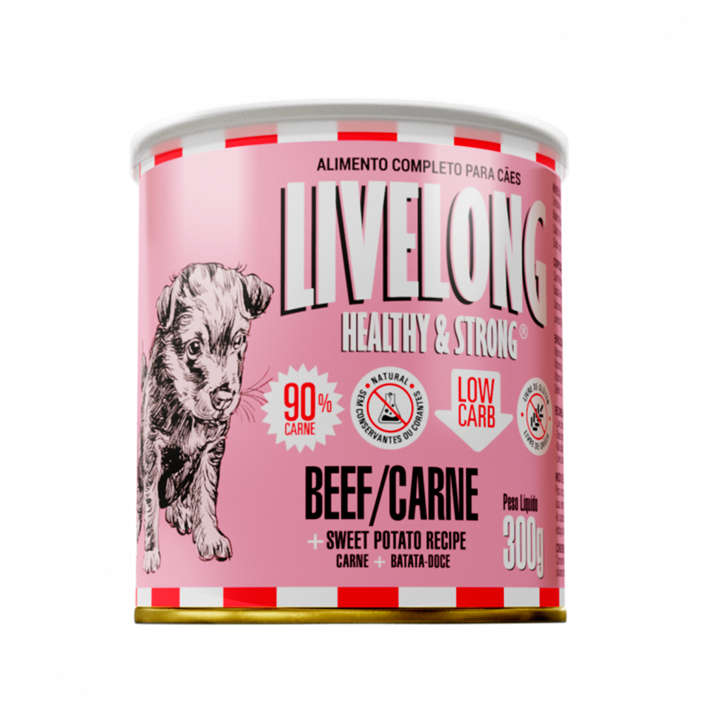 Livelong Carne 300g para Cães